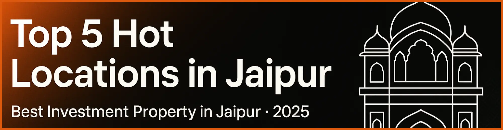 Jaipur skyline and historical architecture