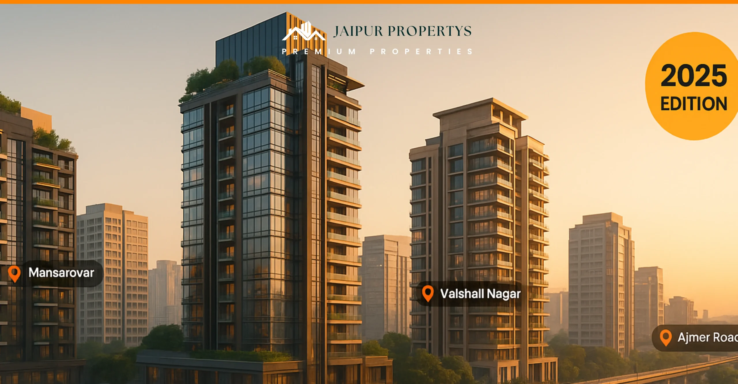 Modern apartments in Jaipur 2025 – premium 2BHK and 3BHK flats in Mansarovar, Vaishali Nagar, and Ajmer Road with modern amenities
