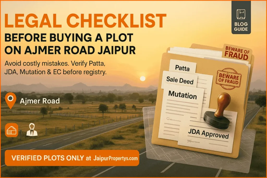 legel checklist before buyiing plot
