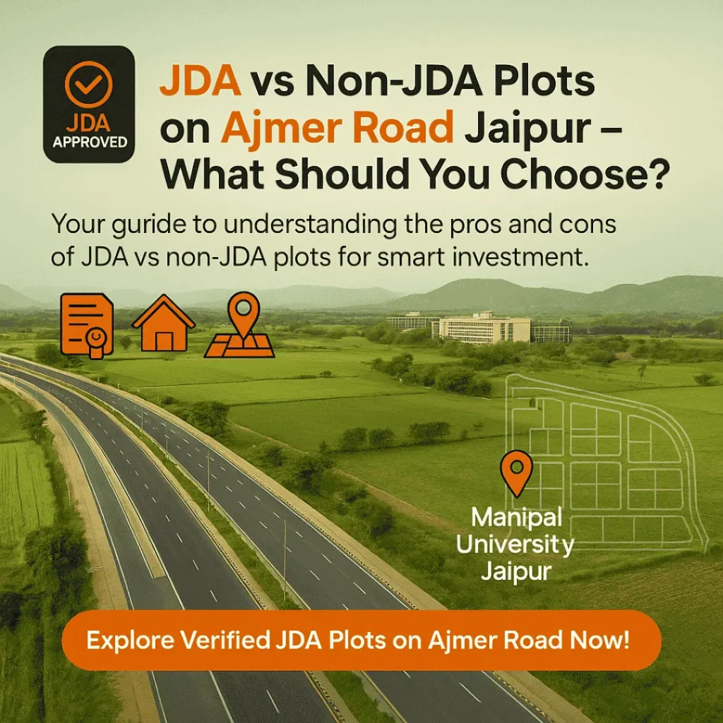 jda vs non-jda plots on ajmer road jaipur