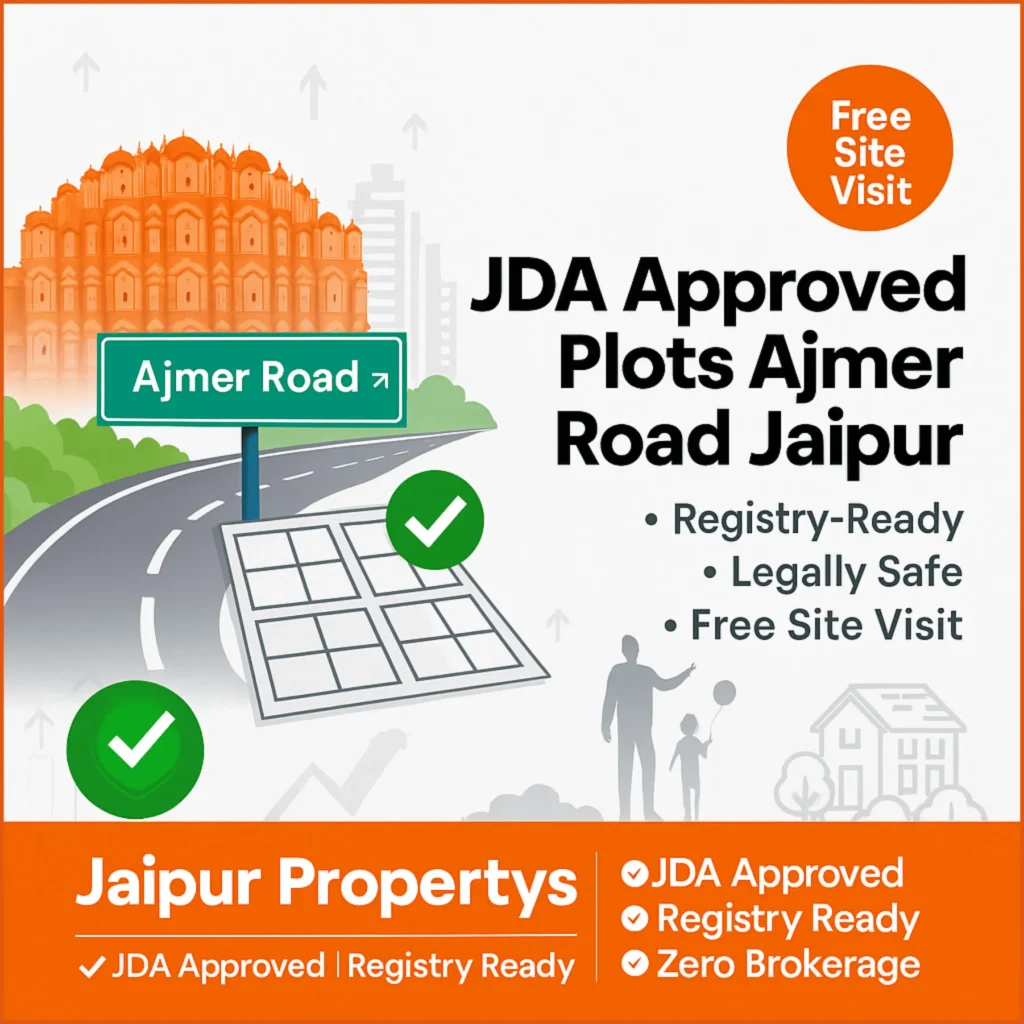 Jda approved plots ajmer road jaipur